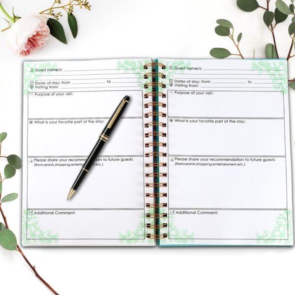 Visitor Guest Book for Airbnb, Vacation Home, Vacation Rentals, Beach House, Reg... - Image 10