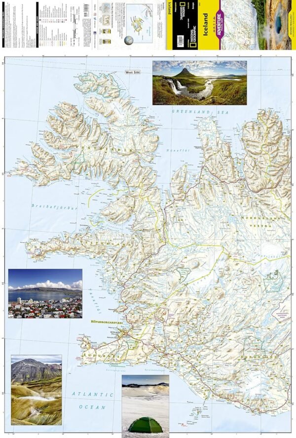 Iceland Map (National Geographic Adventure Map, 3302) - Image 5
