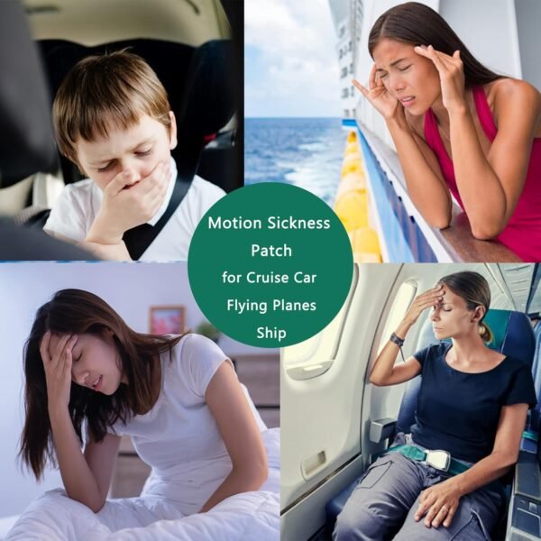 Motion Sickness Patches for Car and Boat Rides, Ships, Cruise and Airplane & Oth... - Image 5
