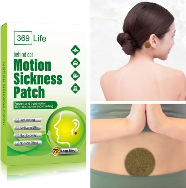 Motion Sickness Patches for Car and Boat Rides, Ships, Cruise and Airplane & Oth... - Image 8