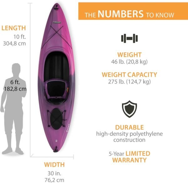 Lifetime Cruze 100 Sit-in Kayak - Image 3