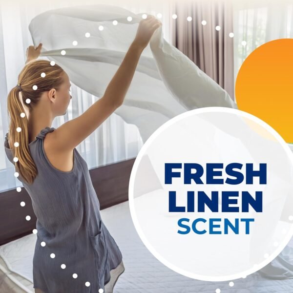 Arm & Hammer Power Sheets Laundry Detergent, Fresh Linen 50ct, up to 100 Small L... - Image 9
