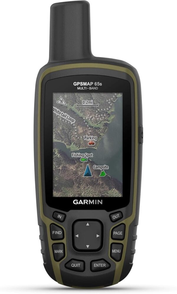 Garmin GPSMAP 65s, Button-Operated Handheld with Altimeter and Compass, Expanded... - Image 3