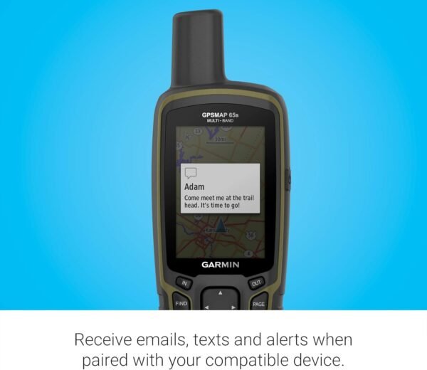 Garmin GPSMAP 65s, Button-Operated Handheld with Altimeter and Compass, Expanded... - Image 7