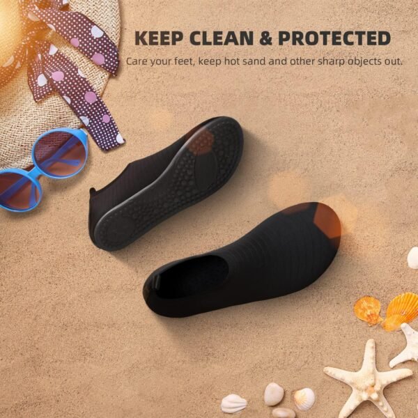 Water Shoes for Women Men Quick-Dry Aqua Socks Swim Beach Barefoot Yoga Exercise... - Image 4