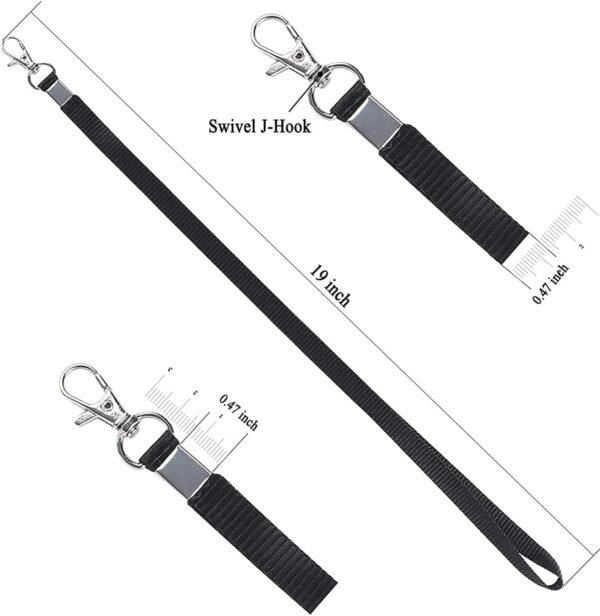 Teskyer Lanyards for ID Badges, 3 Pack of Lanyard with Clear Plastic ID Badge Ho... - Image 6