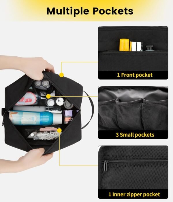 Vorspack Travel Toiletry Bag for Men - Hanging Toiletries Bag Water Resistant Do... - Image 4