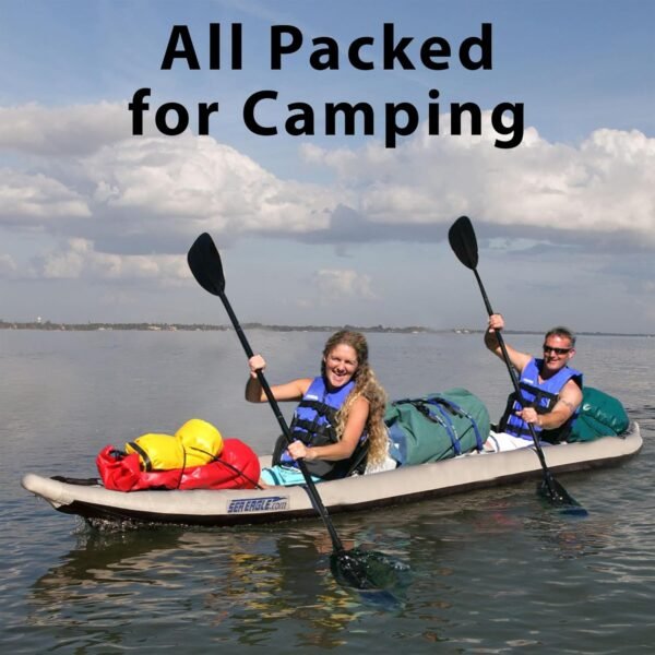Sea Eagle 465FT FastTrack Inflatable Kayak 15'3" 1-3 Person Touring Kayak, Rigid... - Image 4