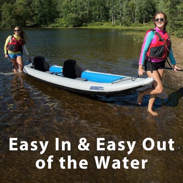 Sea Eagle 465FT FastTrack Inflatable Kayak 15'3" 1-3 Person Touring Kayak, Rigid... - Image 6