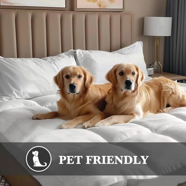 Hotel Grand Pillow Top Mattress Topper Queen Size - Waterproof Mattress Protecto... - Image 7