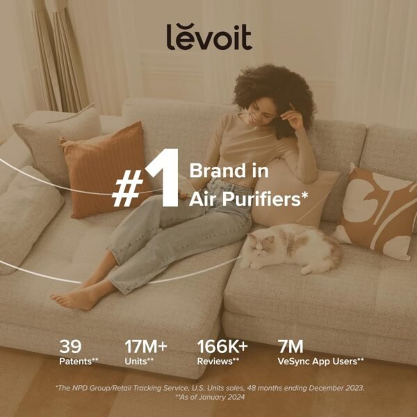 LEVOIT Air Purifiers for Bedroom Home, AHAM VERIFIDE, 3-in-1 Filter with Fragran... - Image 9