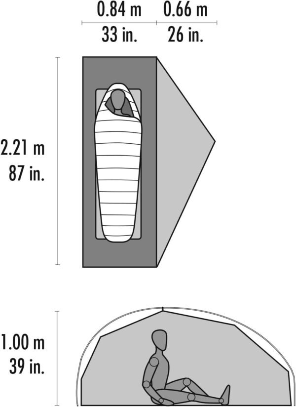 MSR Freelite 1-Person Ultralight Backpacking Tent - Image 5