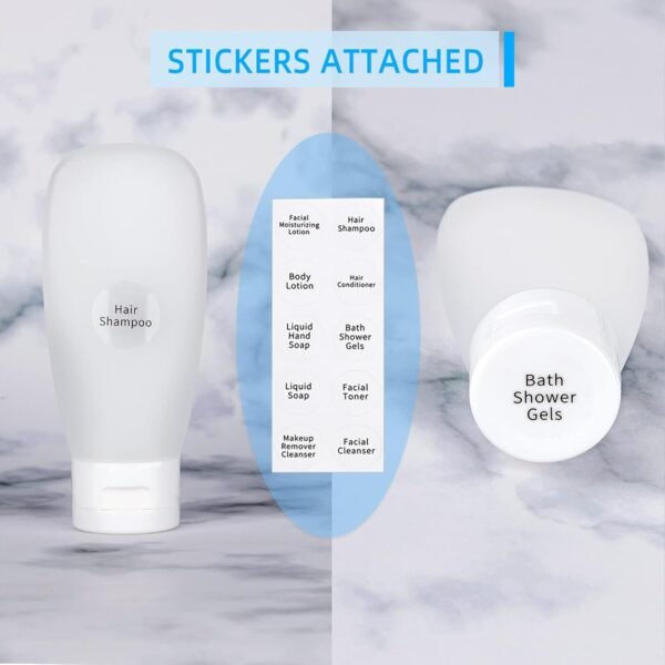 TSA Approved Travel Bottles Set for Toiletries Travel Size Containers Kit 4 Pack... - Image 3