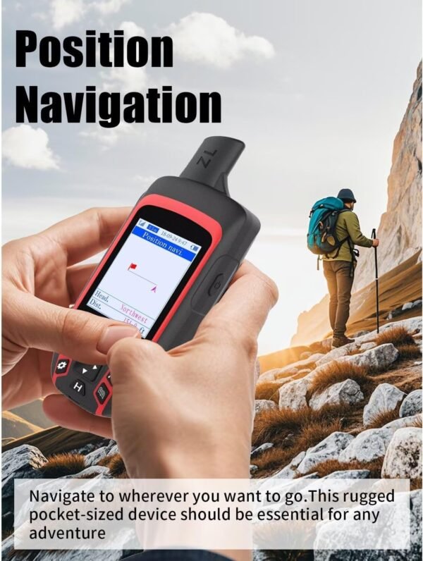 A6 Handheld GPS for Hiking, Multi-GNSS Support, Lightweight Rugged GPS Navigator... - Image 5