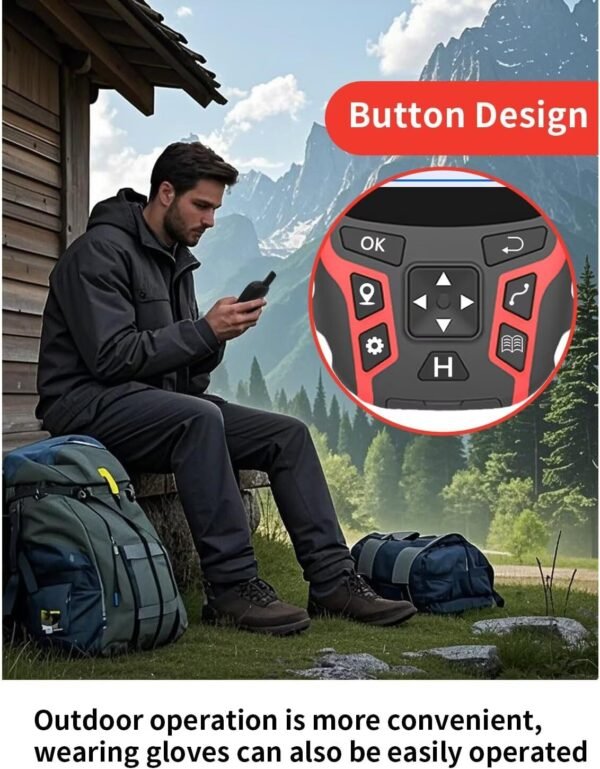 A6 Handheld GPS for Hiking, Multi-GNSS Support, Lightweight Rugged GPS Navigator... - Image 8