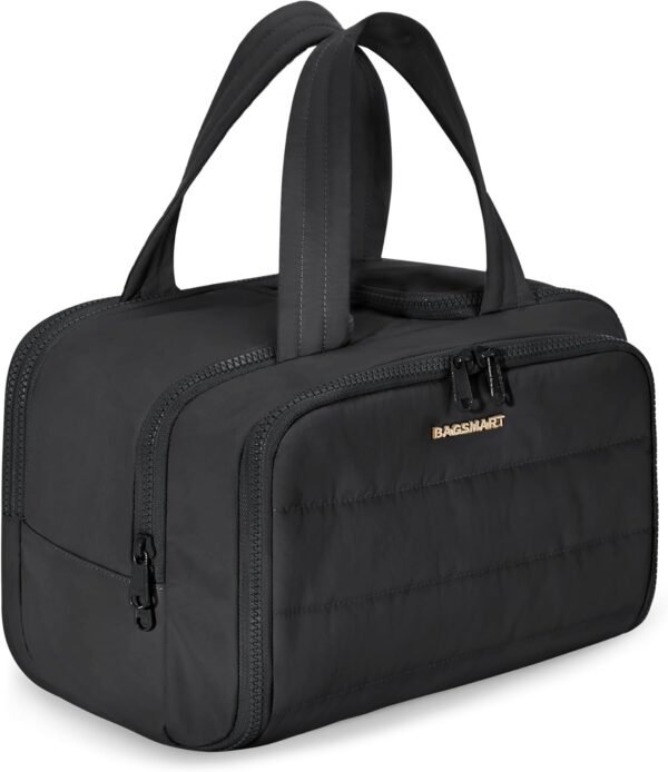 BAGSMART Travel Toiletry Bag, Lightweight Large Wide-open Travel Bag for Women, ... - Image 2
