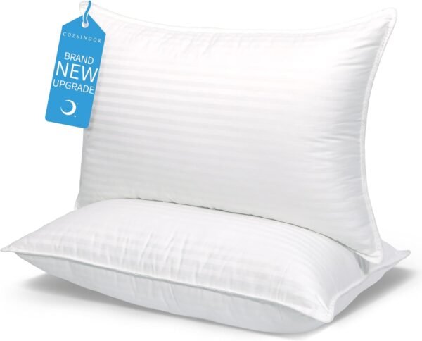 COZSINOOR Bed Pillows Queen Size: Hotel Quality Set of 2 - Down Alternative Micr... - Image 2