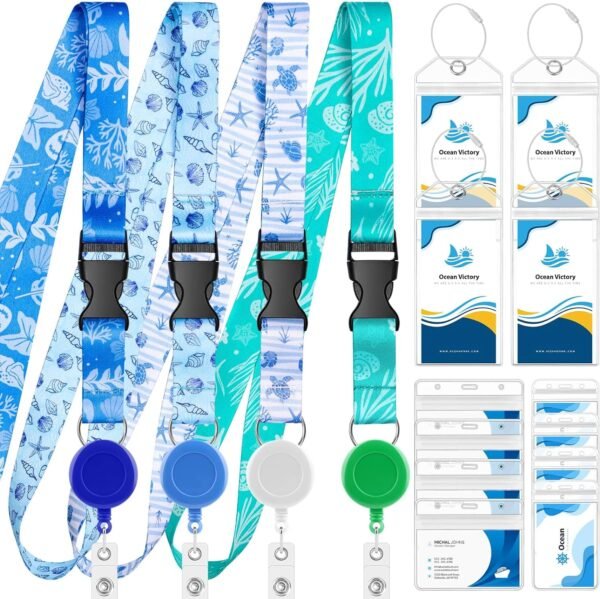 Cruise Luggage Tag Holders with Cruise Lanyard for Ship Cards Adjustable Cruise ... - Image 2