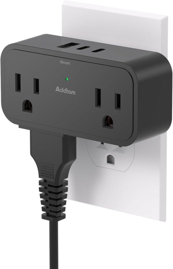 Cruise Ship Essentials, Travel Power Strip - Outlet Extender with 4 AC Outlets 3... - Image 2