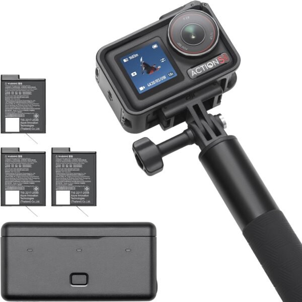 DJI Osmo Action 5 Pro Adventure Combo, Action Camera 4K with 1/1.3" Sensor, 12h ... - Image 2