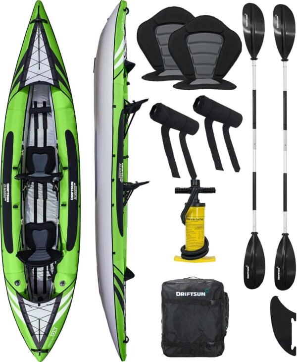 Driftsun Almanor Inflatable Kayak - Inflatable Touring Kayak - 1 & 2 Person Kaya... - Image 2