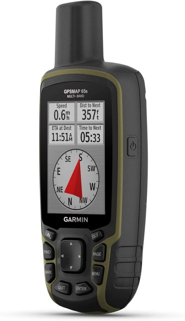 Garmin GPSMAP 65s, Button-Operated Handheld with Altimeter and Compass, Expanded... - Image 2