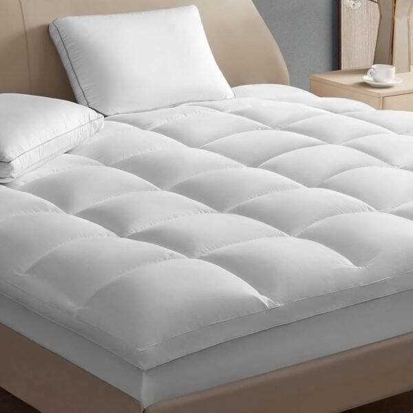 Hotel Grand Pillow Top Mattress Topper Queen Size - Waterproof Mattress Protecto... - Image 2