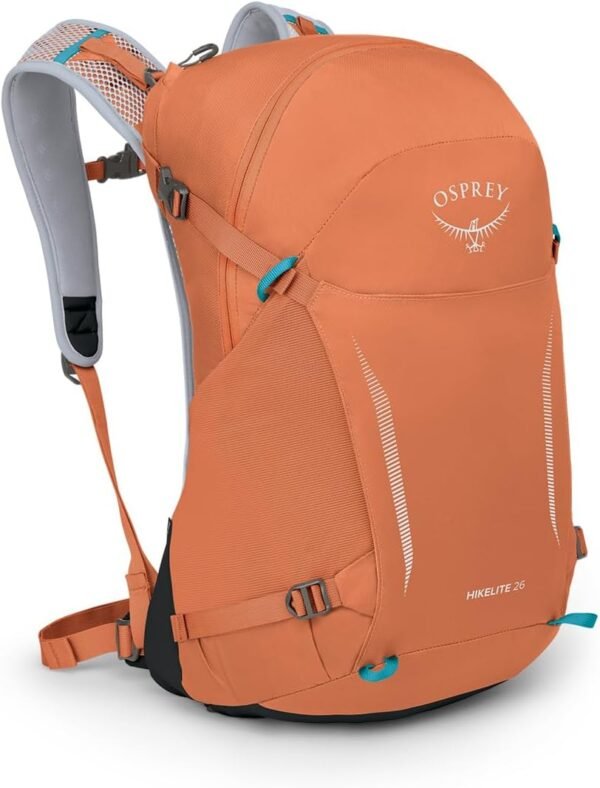Osprey Hikelite 26L Unisex Hiking Backpack, Koi Orange/Blue Venture, One Size - Image 2