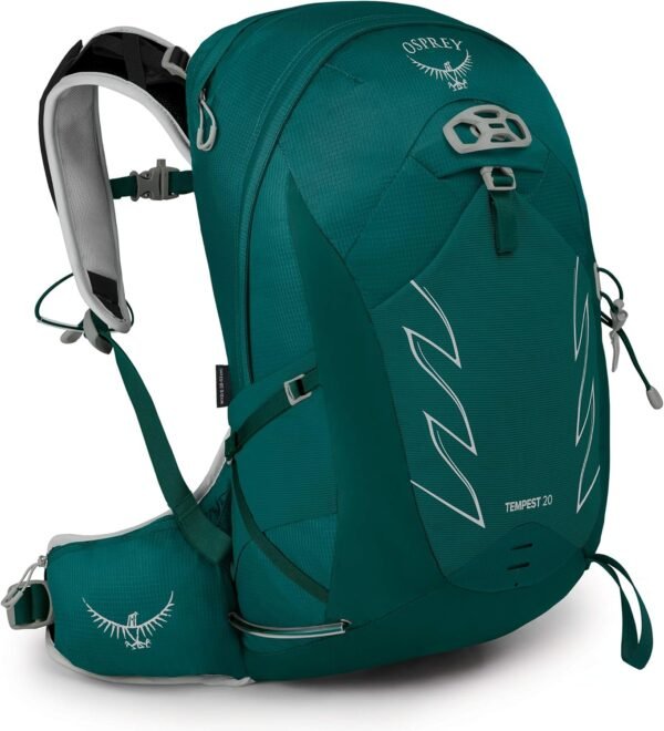 Osprey Tempest 20L Women's Hiking Backpack with Hipbelt, Jasper Green, WXS/S - Image 2