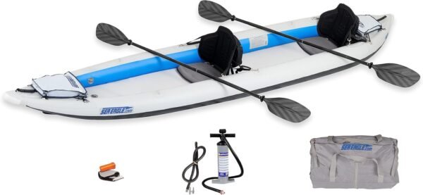 Sea Eagle 465FT FastTrack Inflatable Kayak 15'3" 1-3 Person Touring Kayak, Rigid... - Image 2