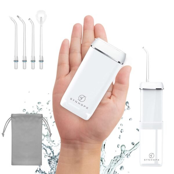 Water Flosser [Mini Cordless Portable] Oral Irrigator Water Teeth Cleaner Pick, ... - Image 2
