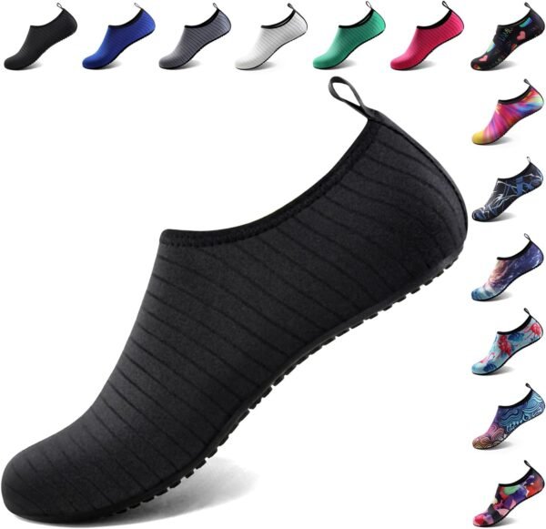 Water Shoes for Women Men Quick-Dry Aqua Socks Swim Beach Barefoot Yoga Exercise... - Image 2