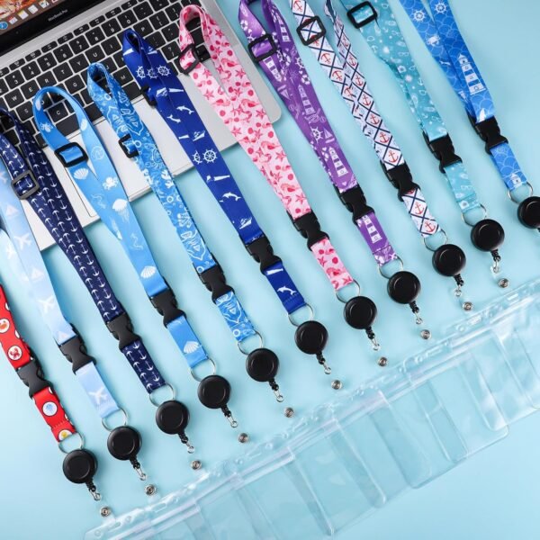12 Pcs Cruise Lanyards for Cruise Ship Cards, Cruise Lanyard Badge Holder Ship L... - Image 5