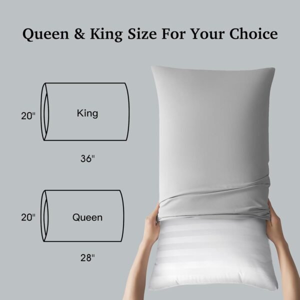 Beautyrest Fluffy Hotel Collection Luxury Goose Feathers Medium Firm Hypoallerge... - Image 7