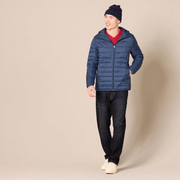 Amazon Essentials Men's Lightweight Water-Resistant Packable Hooded Puffer Jacke... - Image 6