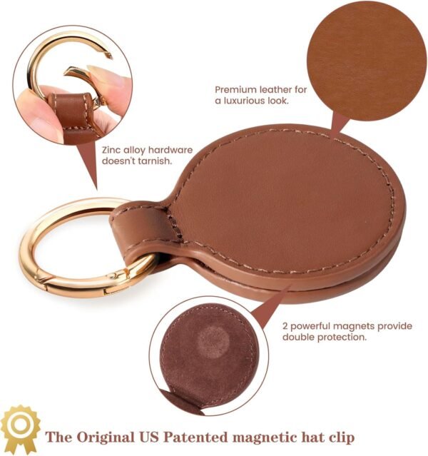 Niveaya Magnetic Hat Clip for Travel on Bag - Magnet Storage Hook, Vacation Trav... - Image 4