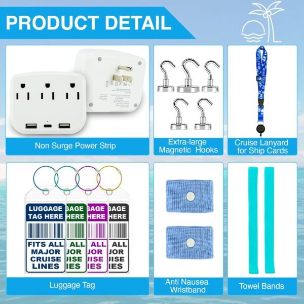 Cruise Ship Essentials 2025 - Approved Must Haves Packing List, Accessories Work... - Image 5