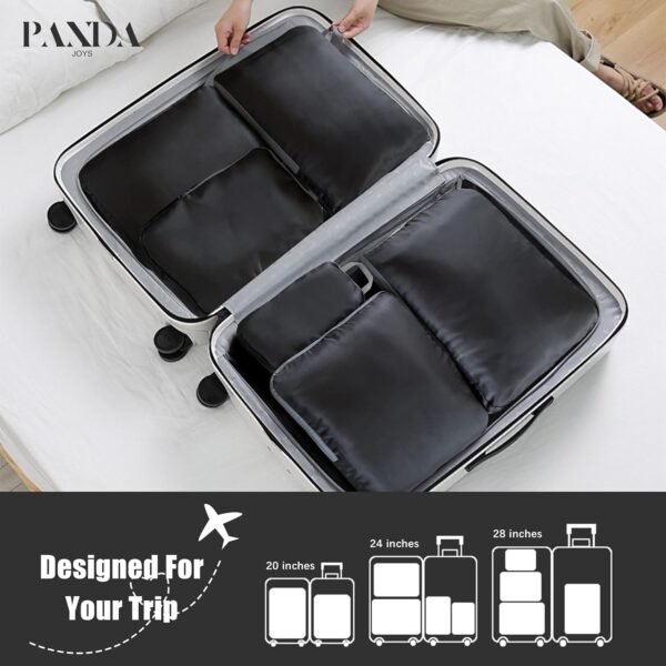 4 Set Compression Packing Cubes Travel - Travel Accessories Expandable Packing O... - Image 7