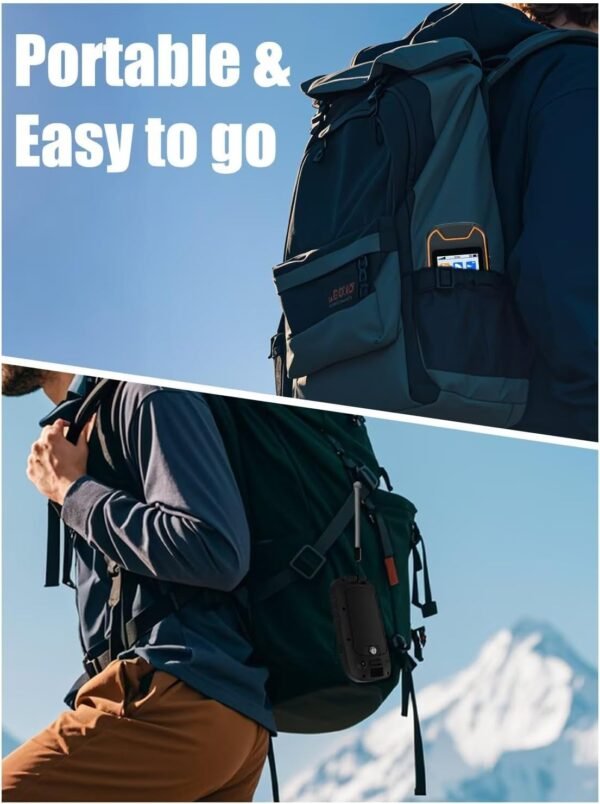 A8 Handheld GPS for Hiking, Rugged and Waterproof Handheld GPS Navigator, 3.2" S... - Image 8