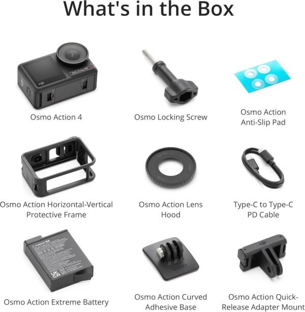 DJI Osmo Action 4 Standard Combo, 4K/120fps Waterproof Action Camera with a 1/1.... - Image 6