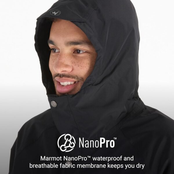 MARMOT Men's Cascade Durable & Waterproof Rain Jacket - Image 4