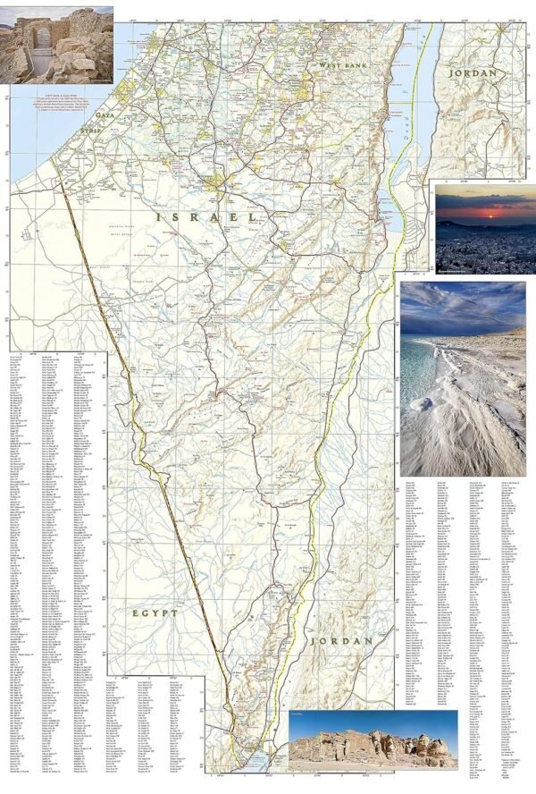 Israel Map (National Geographic Adventure Map, 3208) - Image 6