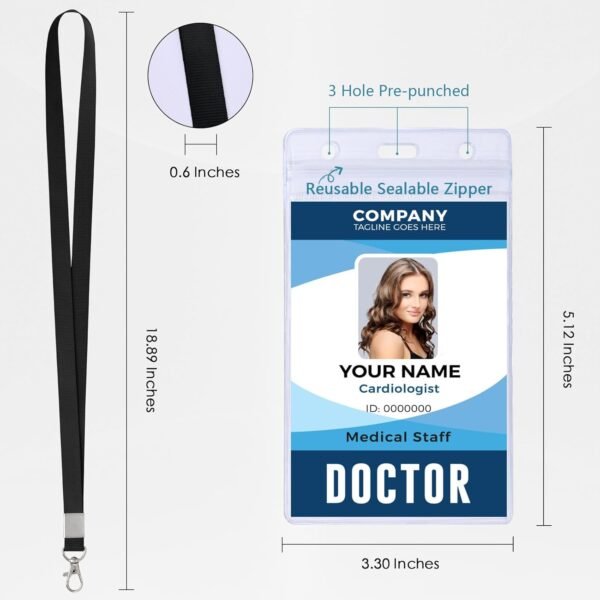12PCS Cruise Lanyard for Ship Cards, Lanyards for Cruise Ship Cards,ID Badge Hol... - Image 3