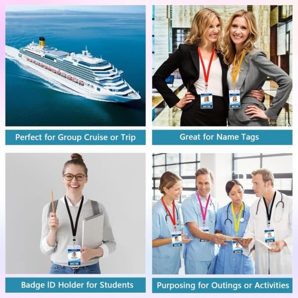 12PCS Cruise Lanyard for Ship Cards, Lanyards for Cruise Ship Cards,ID Badge Hol... - Image 8