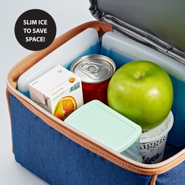 Cool Coolers by Fit + Fresh, Reusable & Long-Lasting Slim Ice Packs, Cold Packs ... - Image 7