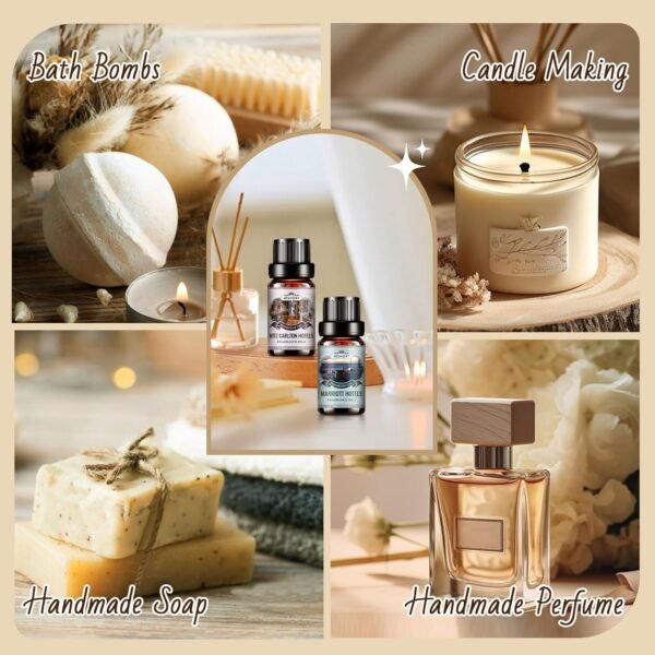 Hotel Diffuser Oils Gift Set - 6x10ML Luxury Fragrance Oil Blend, Hotel Scent Es... - Image 7