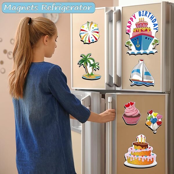 Happy Birthday Decorations Birthday Cruise Door Magnets Decorations Funny Cruise... - Image 4