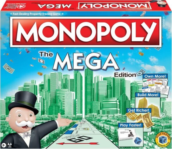 Monopoly The Mega Edition by Winning Moves Games USA, a Bigger and Faster Versio... - Image 3