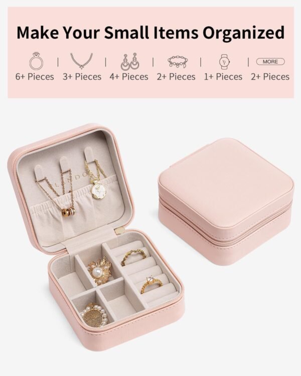 Vlando Travel Jewelry Case - Teacher Appreciation Gifts - Small Jewelry Travel O... - Image 9