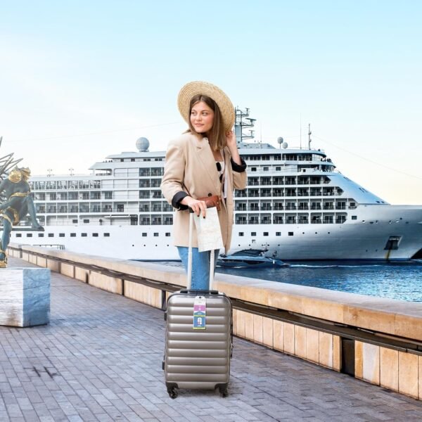 Cruise Luggage Tag Holders for Royal Caribbean and Celebrity Cruise Lines (Set o... - Image 8